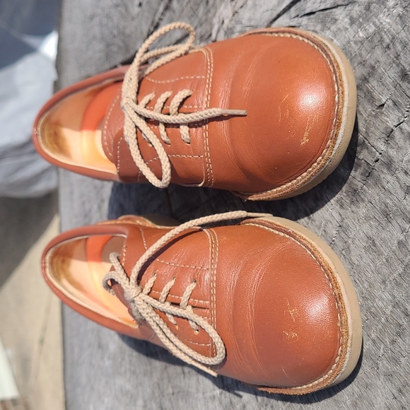 MADE IN U.S.A. ARMADILLOS BROWN SHOES - Picture 4 of 11